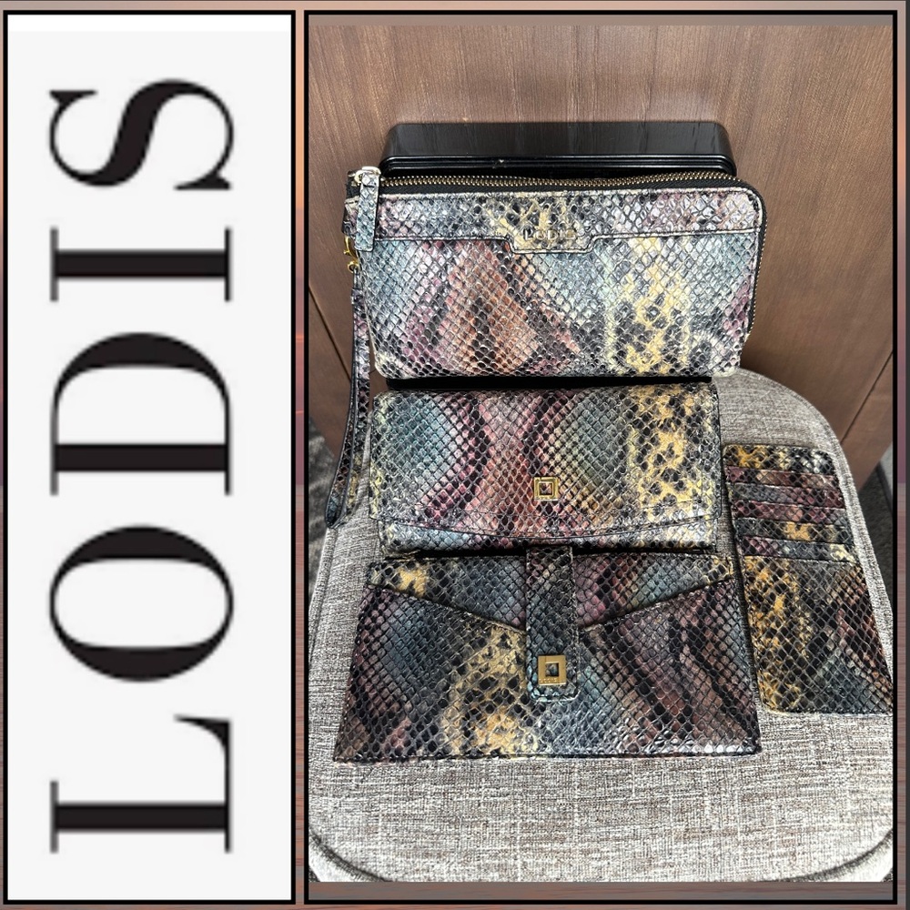 Lodis 4 piece Wallet Matching Bundle Set